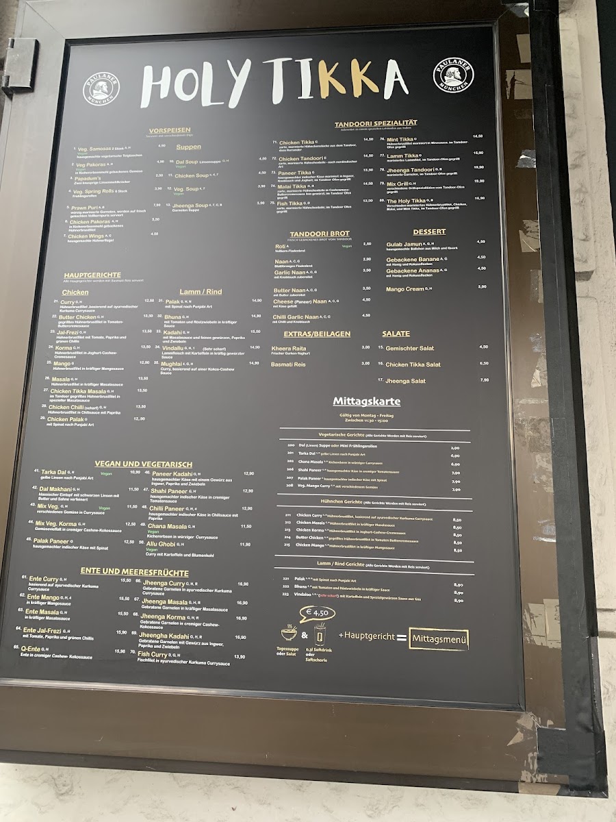 Menu Holy Tikka - Indian Streetfood & Bar-7